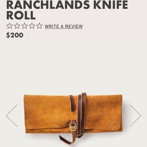 Filson Ranchlands Knife Roll